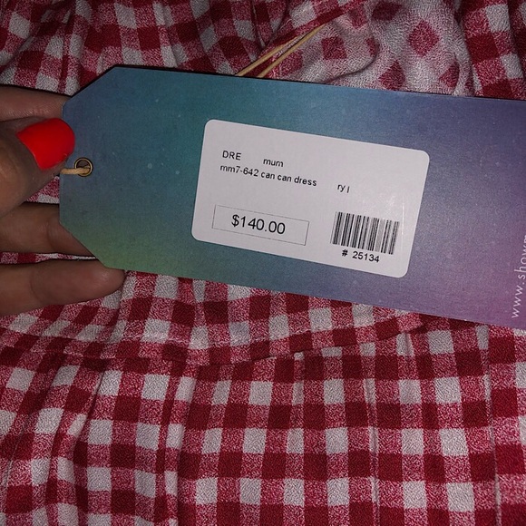 🆕 SMYM • Can Can Dress, Cherry Pie Gingham - XS - Picture 7 of 7